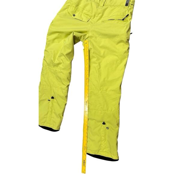 Orage Snow Pants Women’s Waterproof Snowboard Insulated Belted Ski Yellow Sz L - Picture 10 of 16
